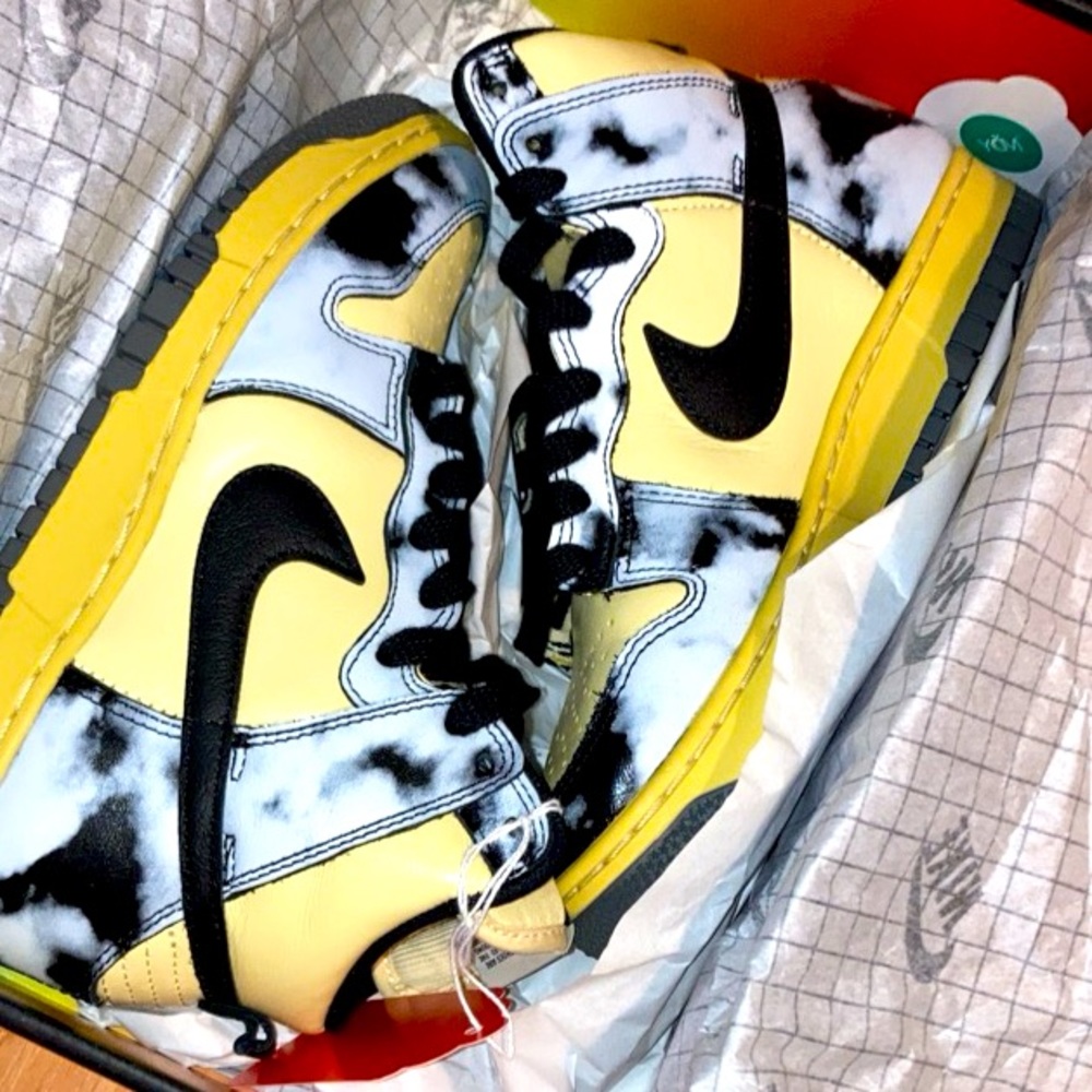 Acid wash Nikes.